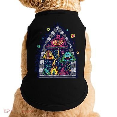 Trippy Mushrooms Doggie Tank