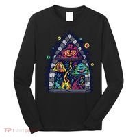 Trippy Mushrooms Long Sleeve Shirt thumb 0