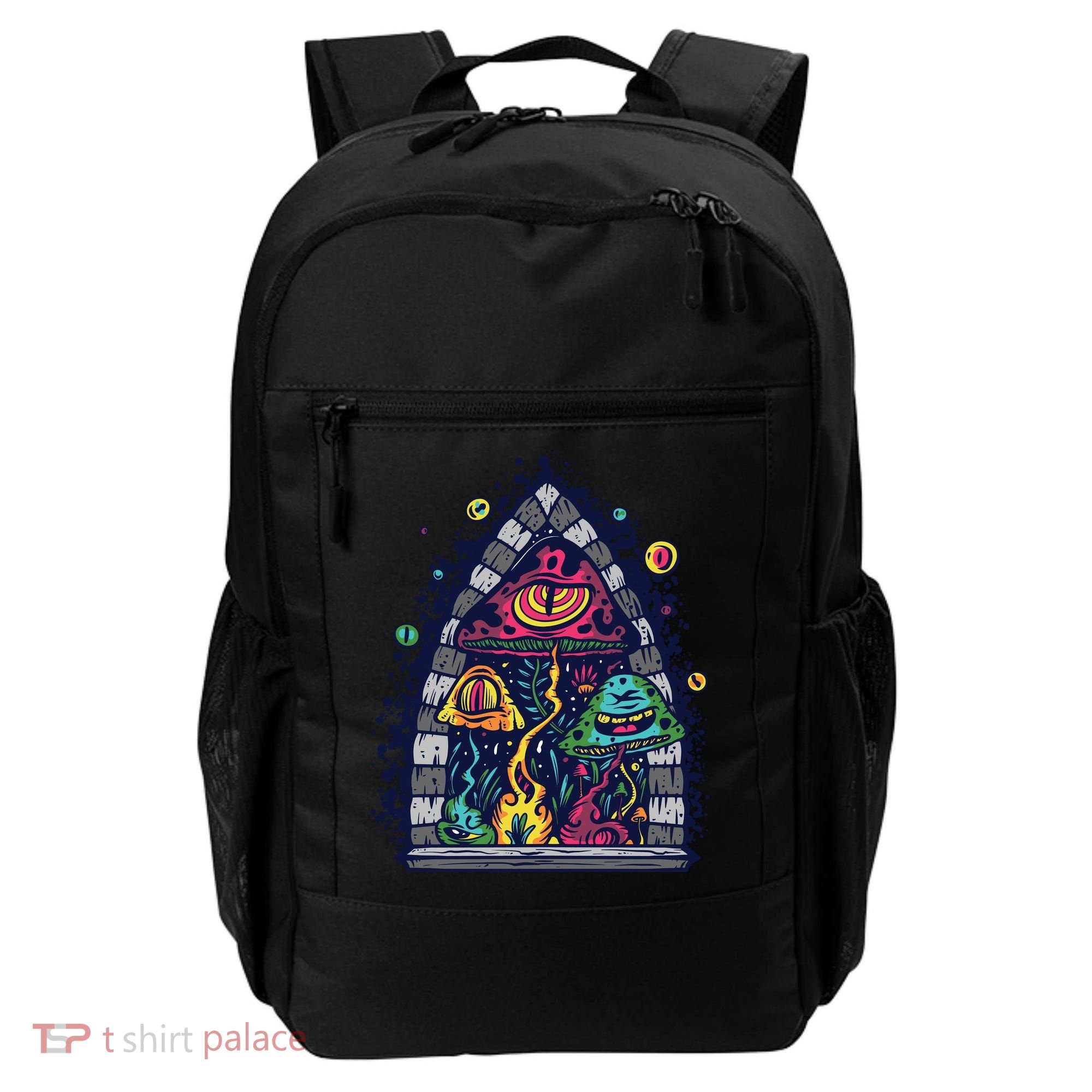 Trippy Mushrooms Backpack
