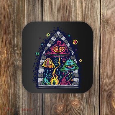 Trippy Mushrooms Coaster