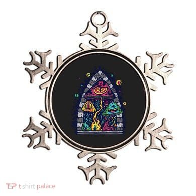 Trippy Mushrooms Ornament