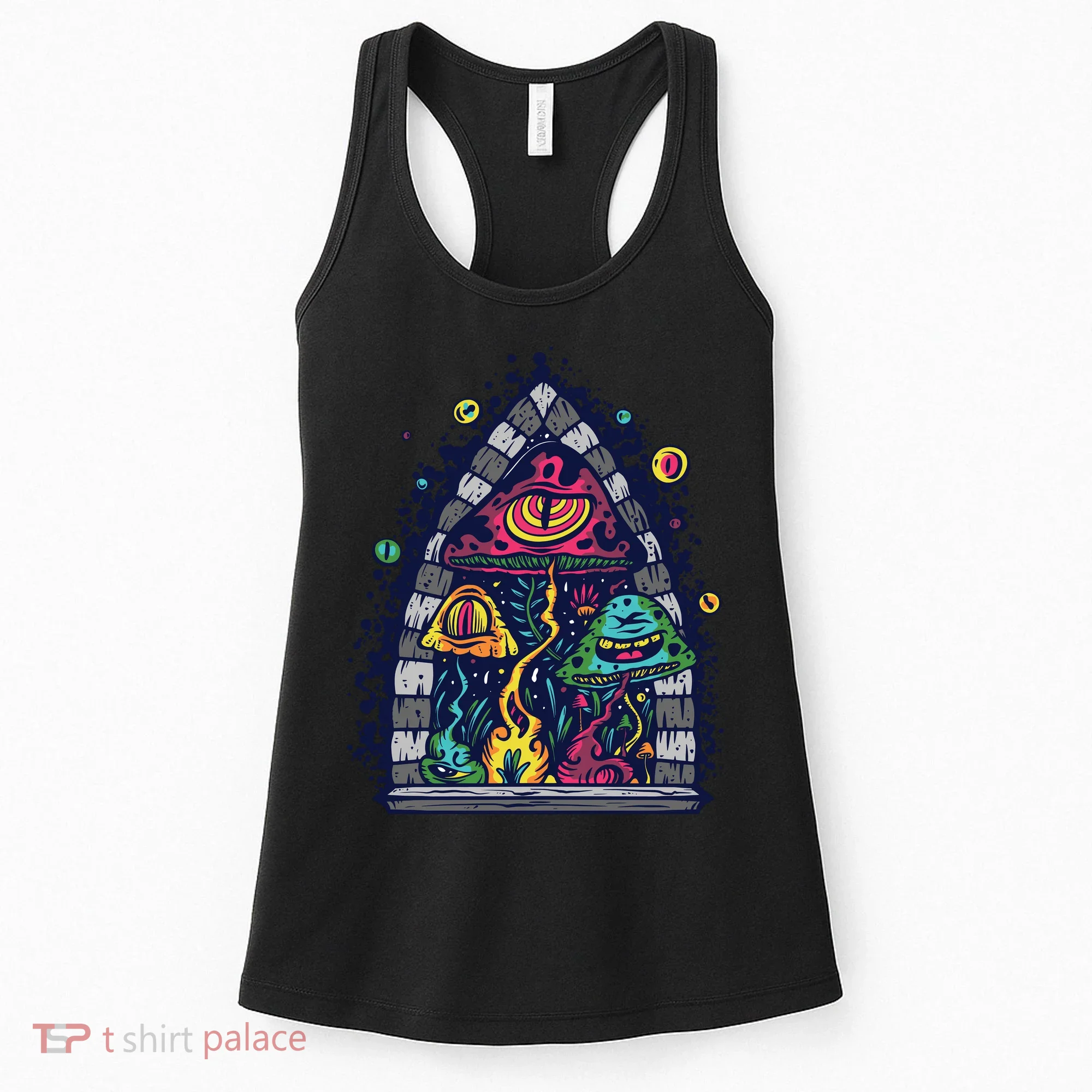 Trippy Mushrooms Women's Tank Top