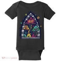 Trippy Mushrooms Baby Bodysuit thumb 0