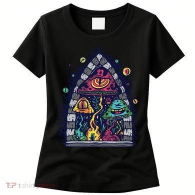 Trippy Mushrooms Women's T-Shirt