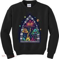 Trippy Mushrooms Kids Sweatshirt thumb 0