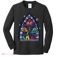 Trippy Mushrooms Kids Long Sleeve Shirt thumb 0