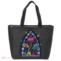 Trippy Mushrooms Tote Bag thumb 0