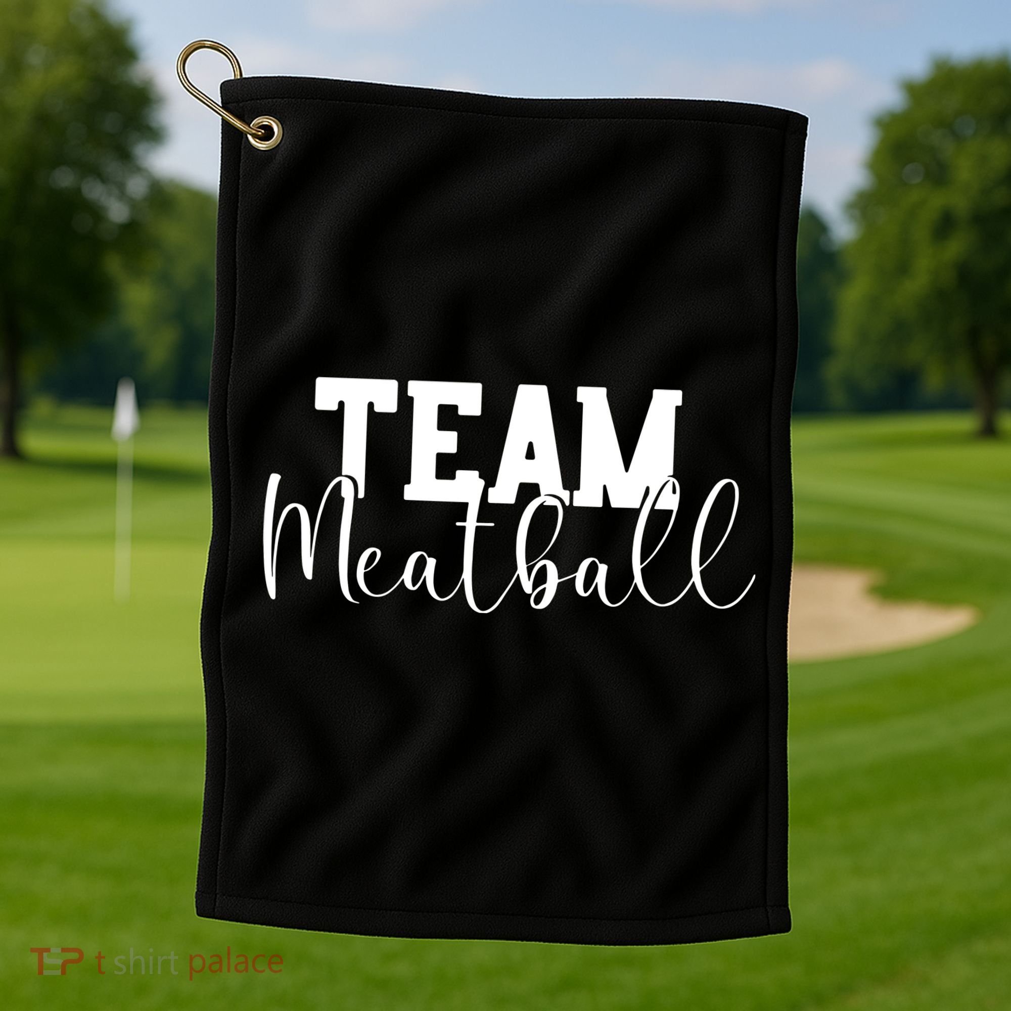 Team Meatball Golf Towel