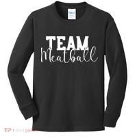 Team Meatball Kids Long Sleeve Shirt thumb 0