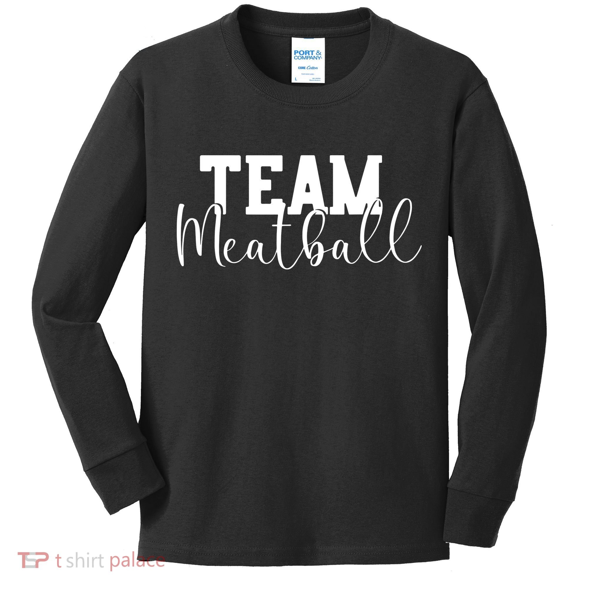 Team Meatball Kids Long Sleeve Shirt