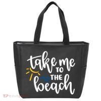 Take Me To The Beach Cute Vacation Tote Bag thumb 0