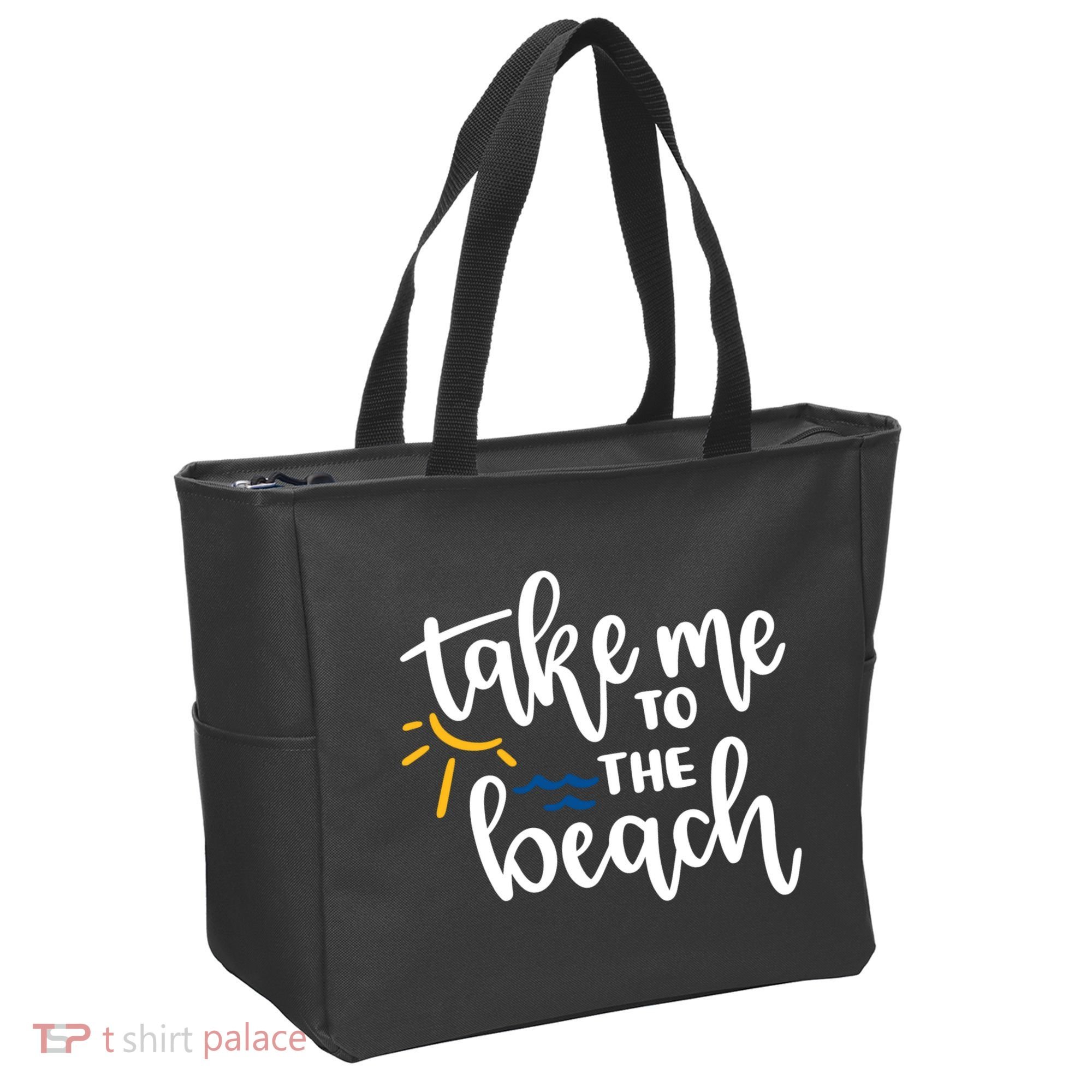 Take Me To The Beach Cute Vacation Tote Bag