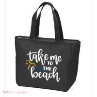 Take Me To The Beach Cute Vacation Tote Bag thumb 3