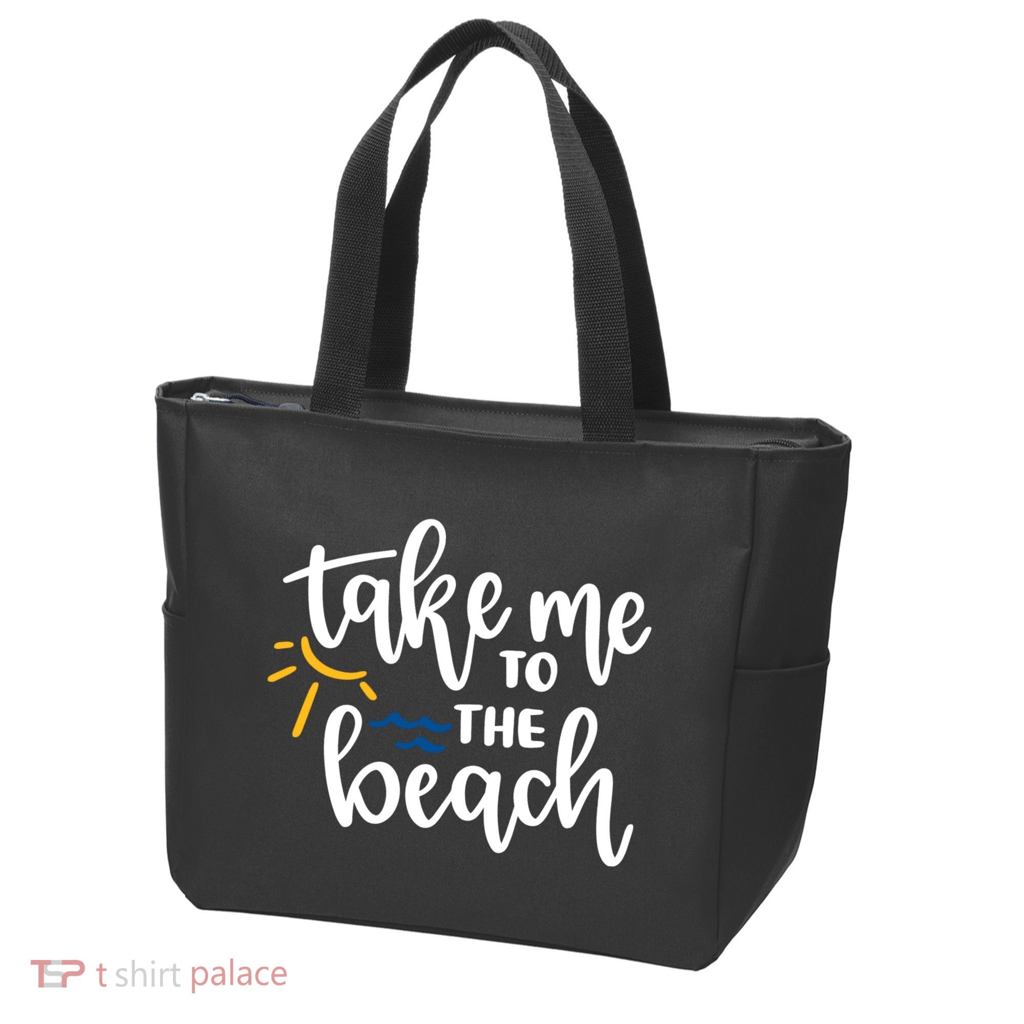 Take Me To The Beach Cute Vacation Tote Bag