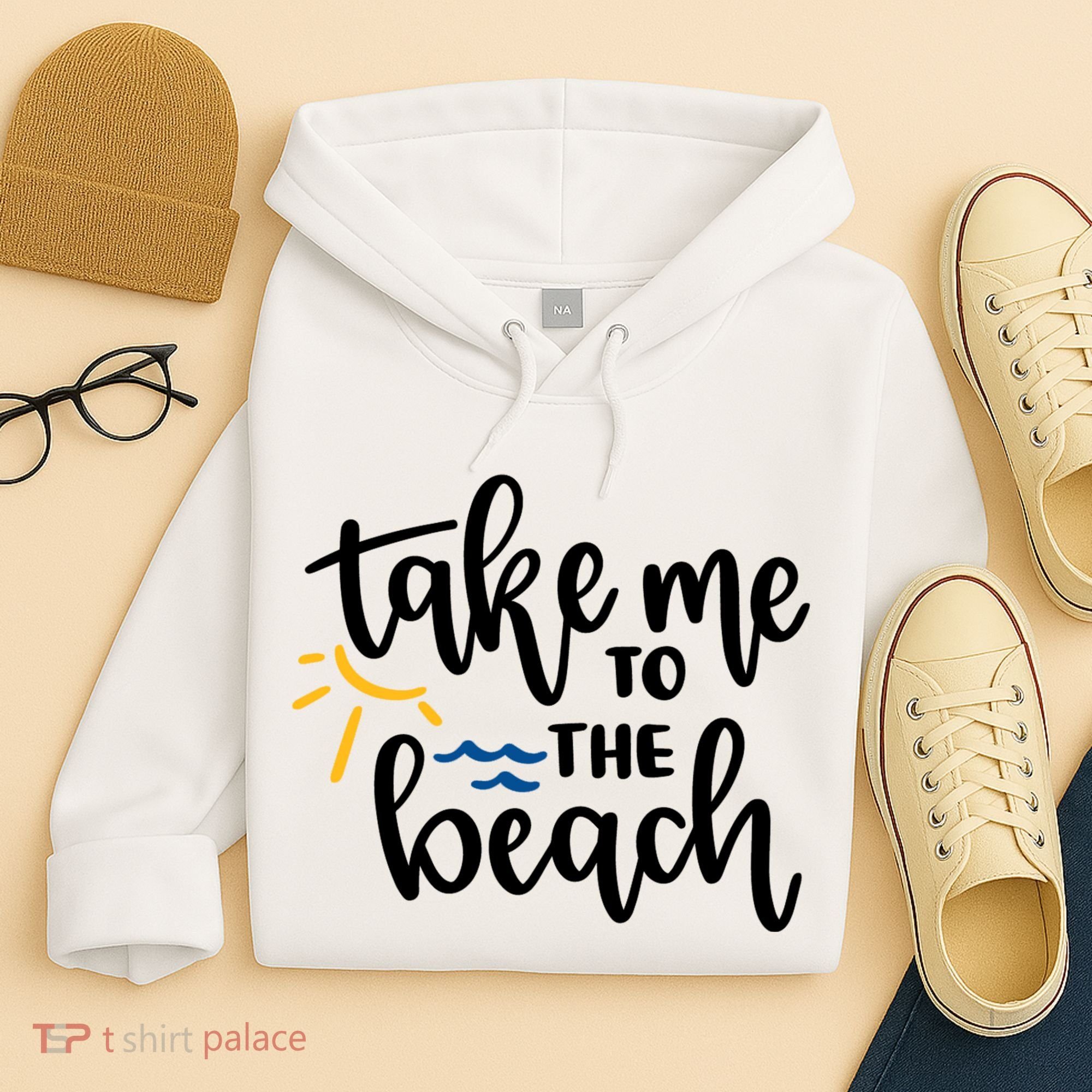 Take Me To The Beach Cute Vacation Hoodie