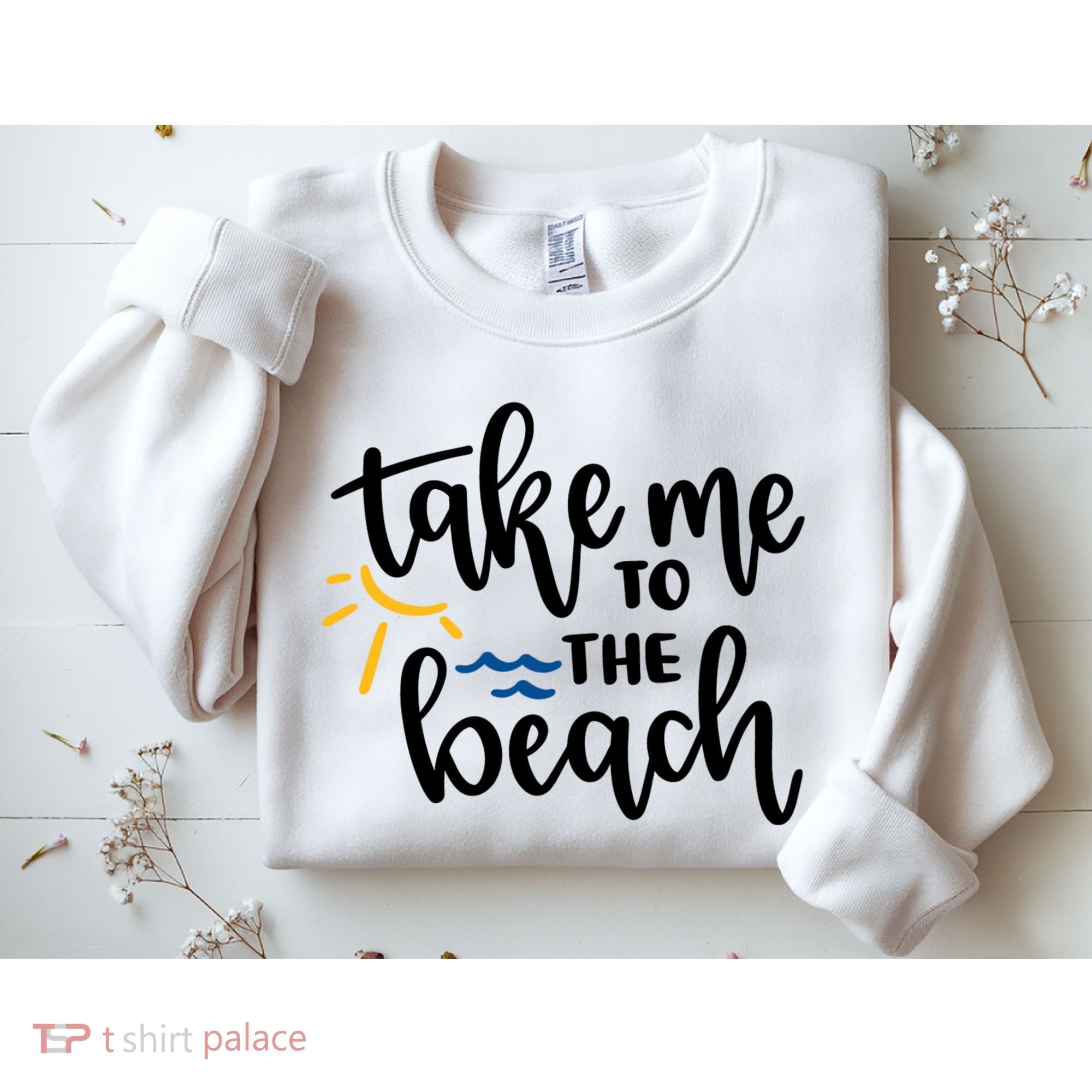 Take Me To The Beach Cute Vacation Sweatshirt
