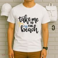 Take Me To The Beach Cute Vacation T-Shirt thumb 6