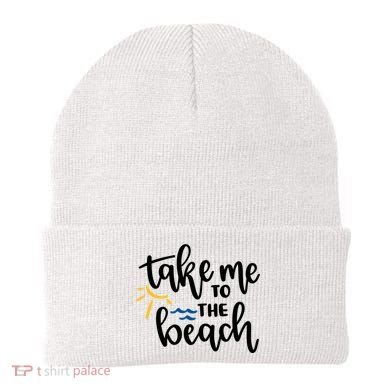 Take Me To The Beach Cute Vacation Beanie