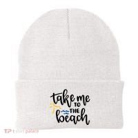 Take Me To The Beach Cute Vacation Beanie thumb 0