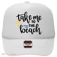 Take Me To The Beach Cute Vacation Hat thumb 0