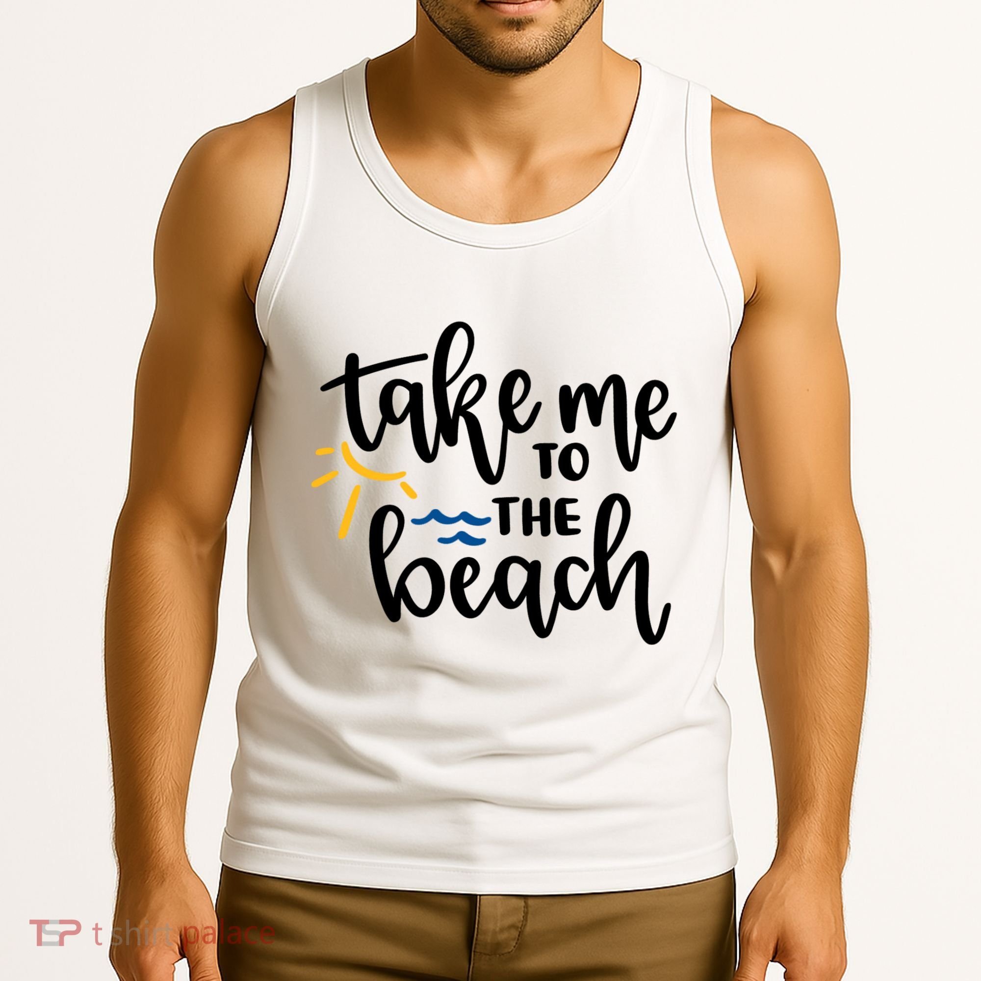 Take Me To The Beach Cute Vacation Tank Top