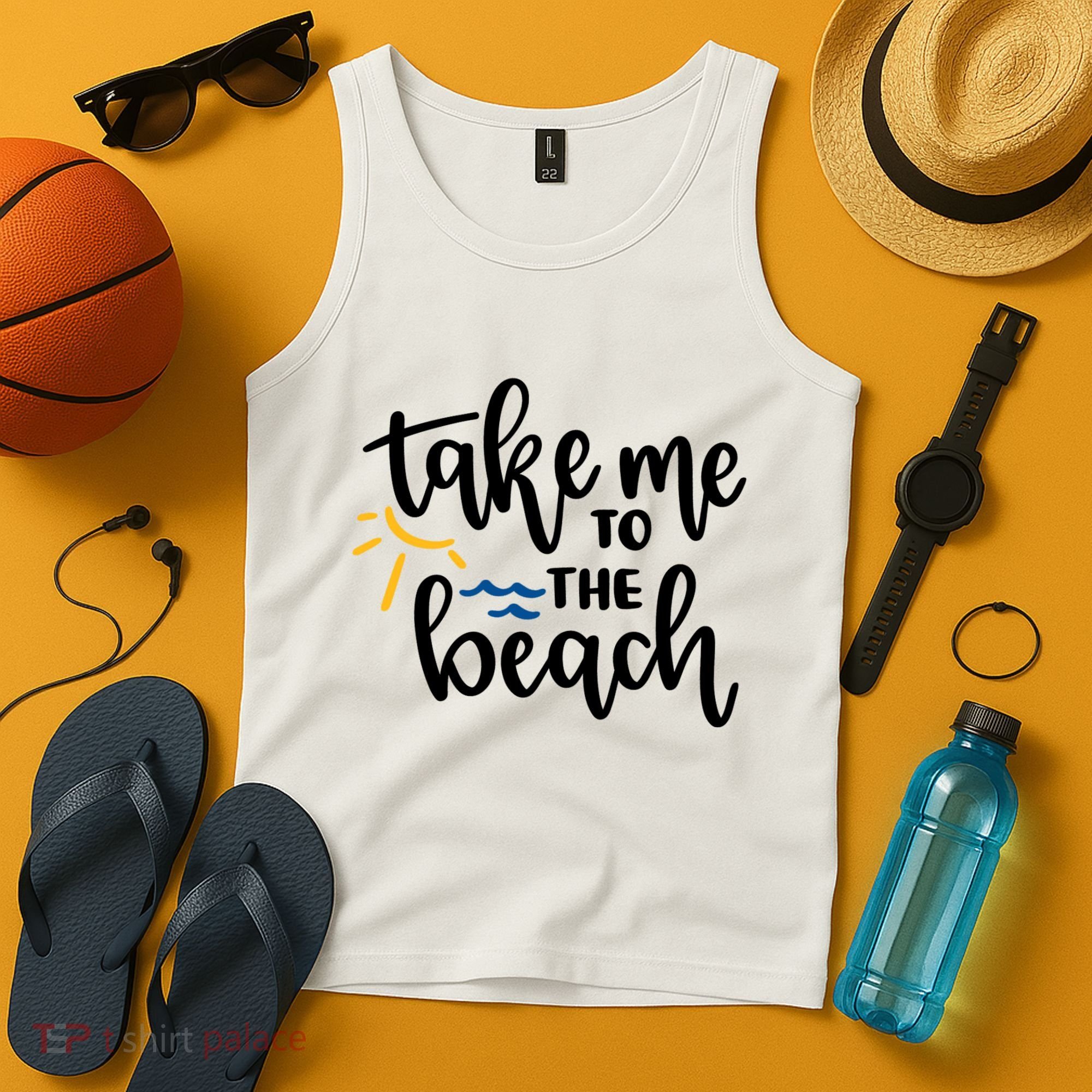 Take Me To The Beach Cute Vacation Tank Top