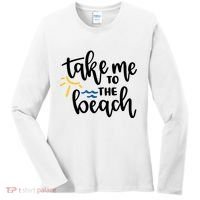 Take Me To The Beach Cute Vacation Women's Long Sleeve Shirt thumb 0