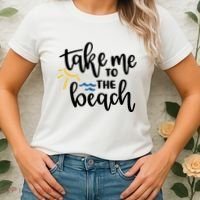 Take Me To The Beach Cute Vacation Women's T-Shirt thumb 2