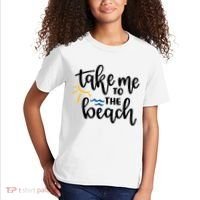 Take Me To The Beach Cute Vacation Kids T-Shirt thumb 2