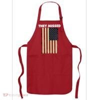 They Missed Trump Rally Shooting Gun Shot Apron thumb 0