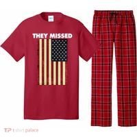 They Missed Trump Rally Shooting Gun Shot Pajama Set thumb 0