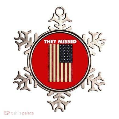 They Missed Trump Rally Shooting Gun Shot Ornament