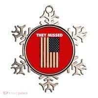 They Missed Trump Rally Shooting Gun Shot Ornament thumb 0