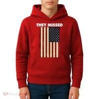 They Missed Trump Rally Shooting Gun Shot Kids Hoodie thumb 4