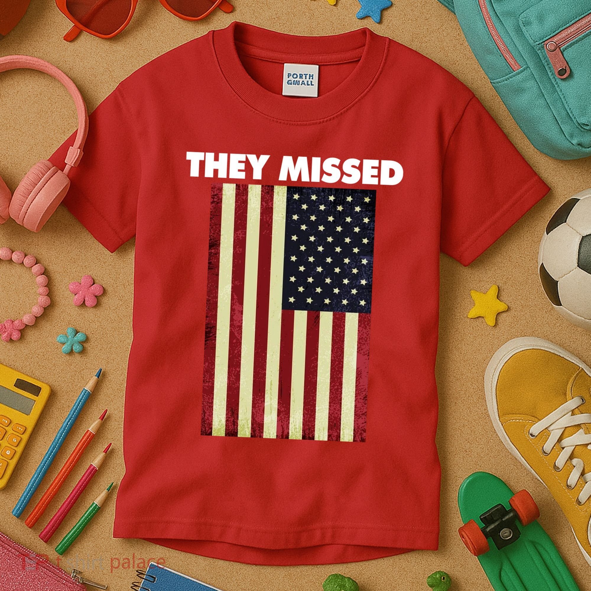 They Missed Trump Rally Shooting Gun Shot Kids T-Shirt