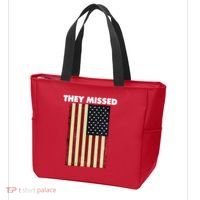 They Missed Trump Rally Shooting Gun Shot Tote Bag thumb 3