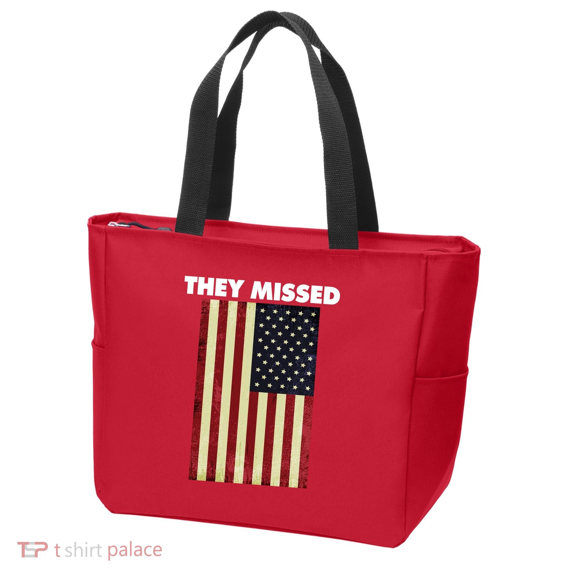 They Missed Trump Rally Shooting Gun Shot Tote Bag