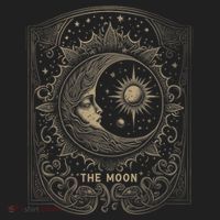 The Moon Tarot Card Goth Emo Occult Graphic Tumbler thumb 3