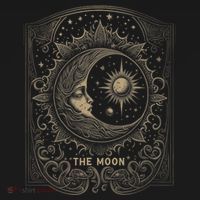 The Moon Tarot Card Goth Emo Occult Graphic Visor thumb 3