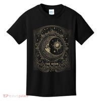 The Moon Tarot Card Goth Emo Occult Graphic Kids T-Shirt thumb 0