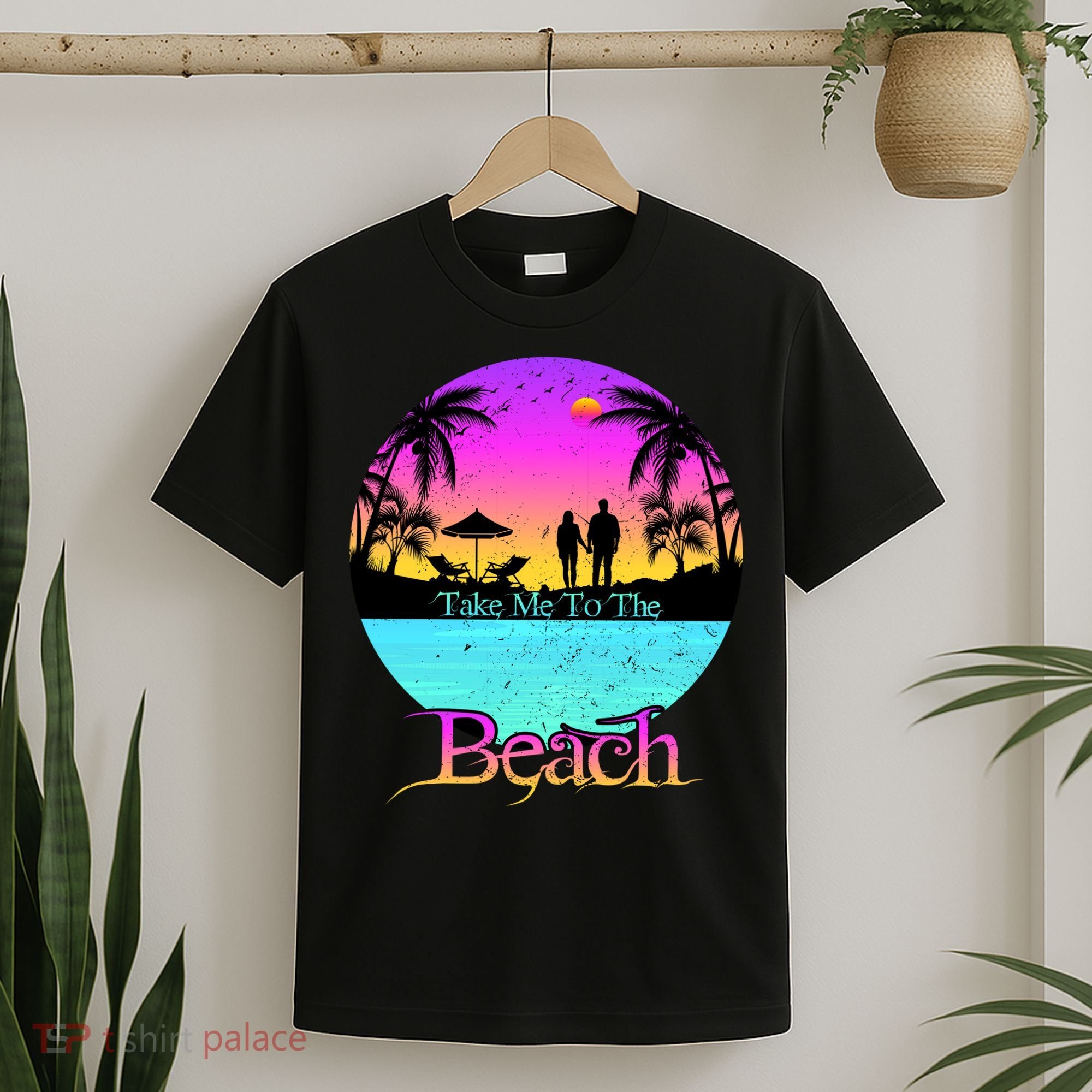 Take Me To The Beach With A Summer Couple T-Shirt