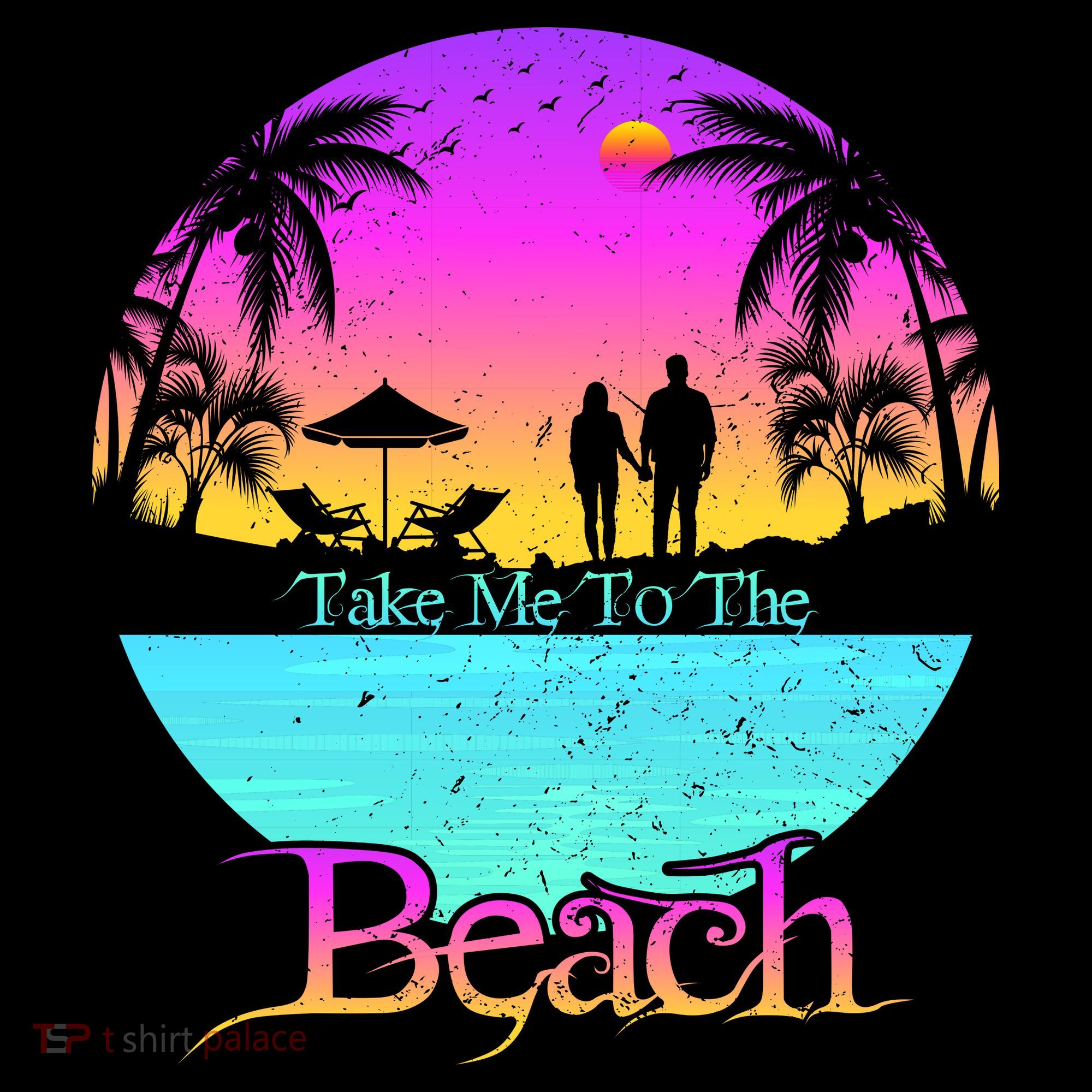 Take Me To The Beach With A Summer Couple Coffee Mug