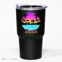 Take Me To The Beach With A Summer Couple Tumbler thumb 0