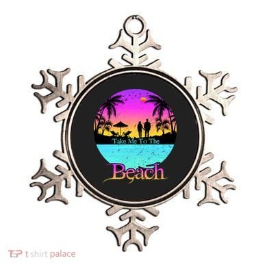 Take Me To The Beach With A Summer Couple Ornament