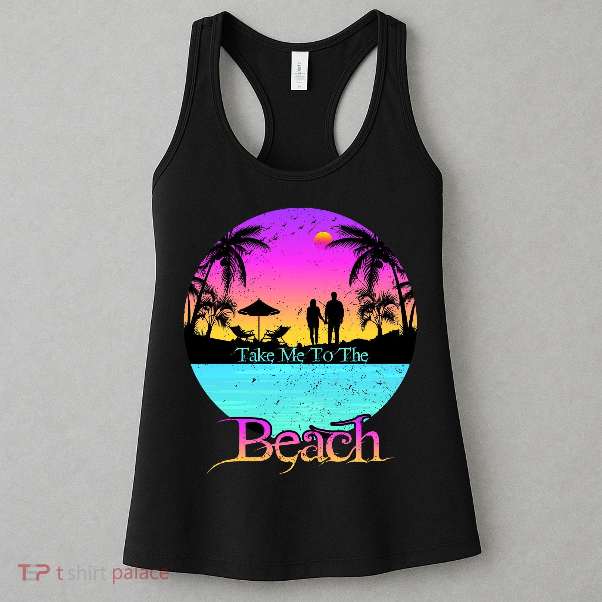 Take Me To The Beach With A Summer Couple Women's Tank Top