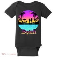 Take Me To The Beach With A Summer Couple Baby Bodysuit thumb 0