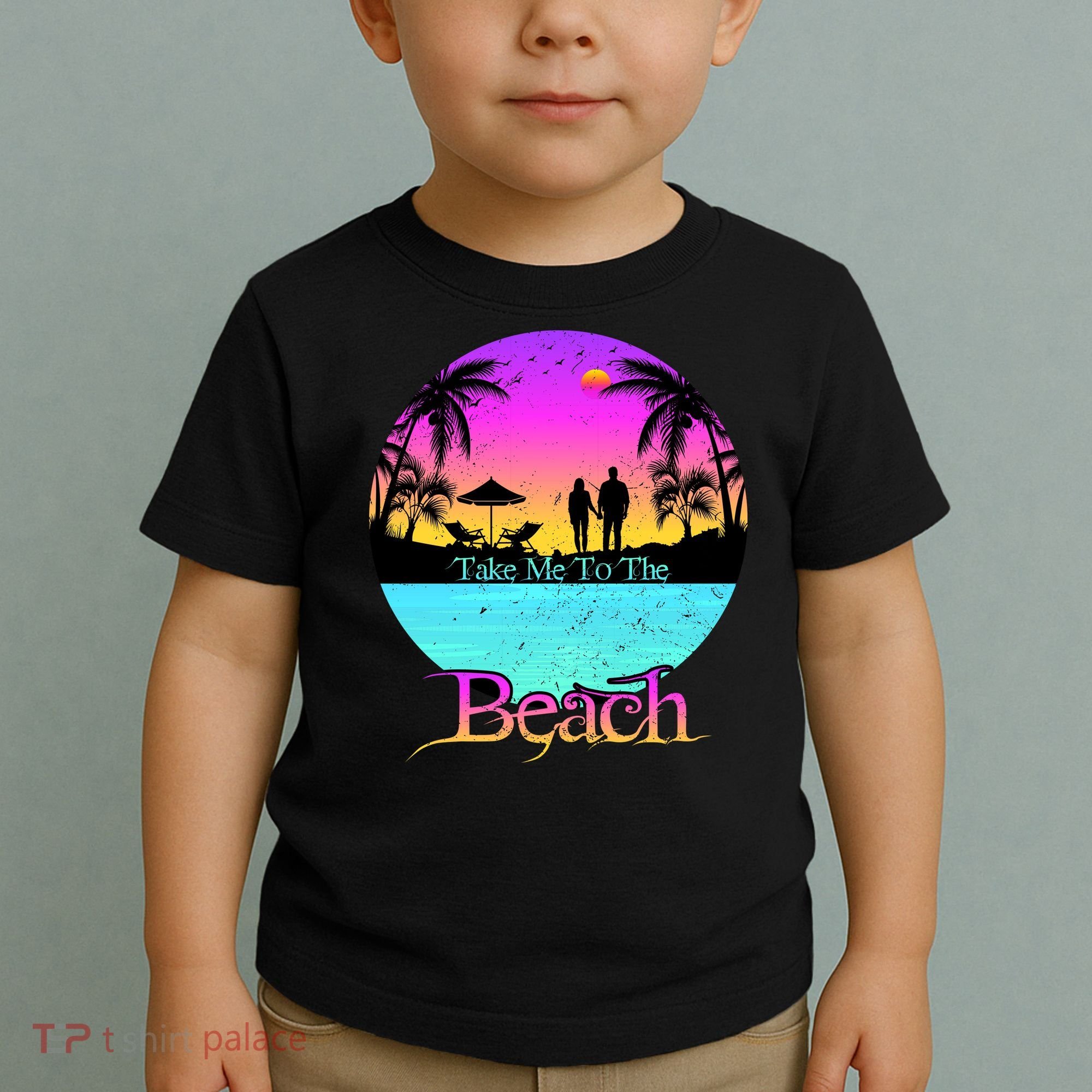 Take Me To The Beach With A Summer Couple Toddler T-Shirt