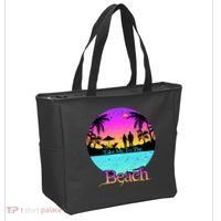 Take Me To The Beach With A Summer Couple Tote Bag thumb 2