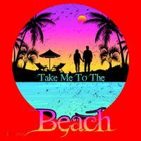 Take Me To The Beach With A Summer Couple Santa Hat thumb 1