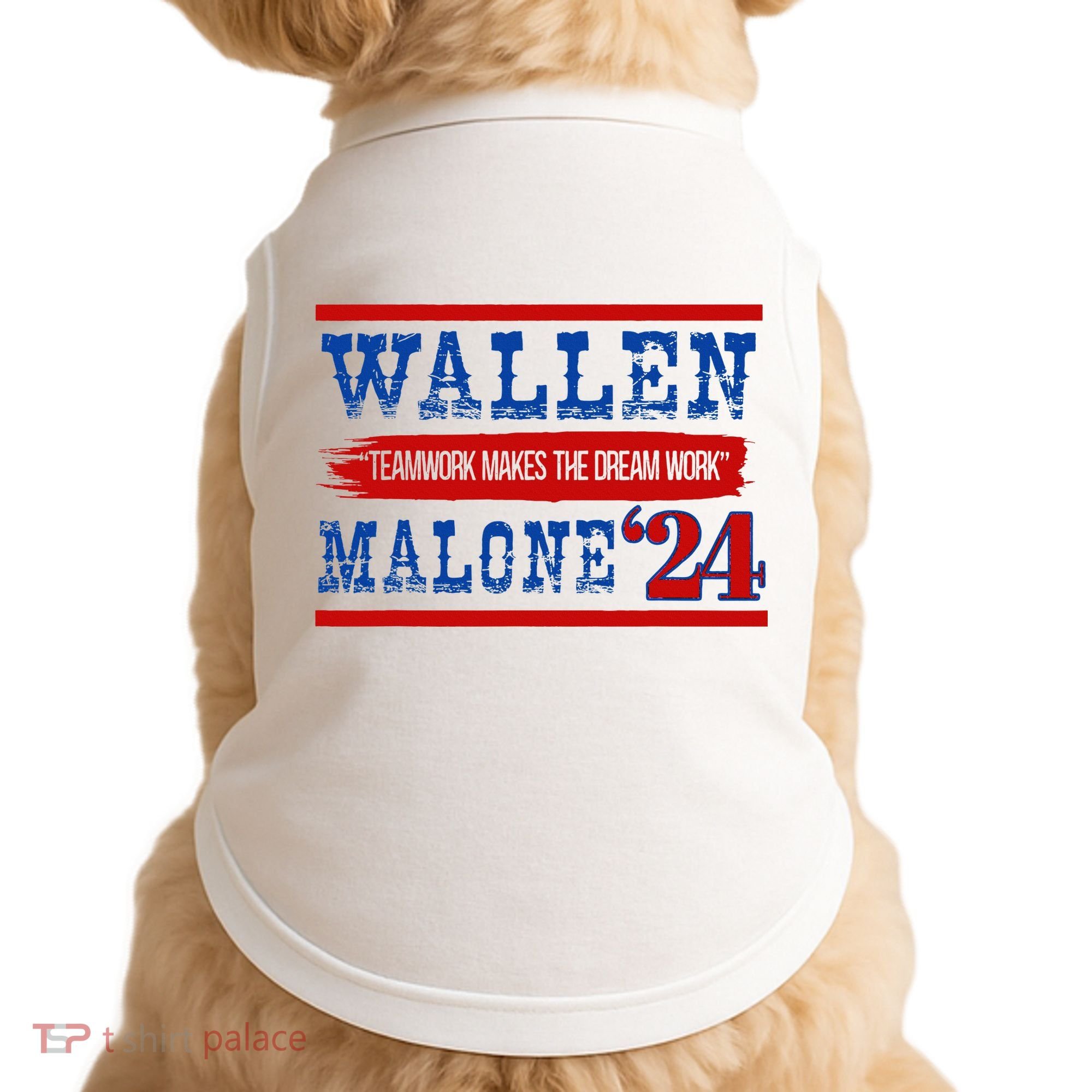 Teamwork Makes The Dream Work Malone 24 Doggie Tank